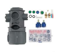 snowchecking Llave multifunción 16 en 1 para cocina y baño, herramienta de extracción de aireador de grifo de nailon con desmontaje de núcleo de válvula, kit de reparación para grifo de lavabo