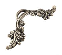 snowchecking Manija de puerta de gabinete de aleación de zinc, perilla de muebles, tirador de cajón, herrajes retro de un solo agujero, acabado galvanizado resistente al óxido, diseño fácil de limpiar