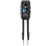 Snowchecking Medidor de pinzas LCR inteligente con pantalla a color de 114 pulgadas, 3 frecuencias (100Hz/1KHz/10KHz), probador de puente inteligente recargable tipo C para inductor de condensador de