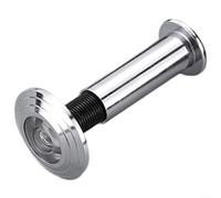 snowchecking Mirilla para puerta de incendio, visor de puerta, agujero de seguridad, lente gran angular con cubierta de privacidad, ajustable para 14-26 mm de grosor, construcción de aleación de zinc