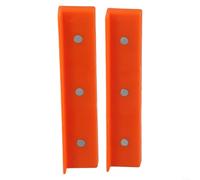 Snowchecking Mordazas blandas de tornillo de banco, almohadillas de mandíbula suave de goma, diseño de múltiples ranuras (5 pulgadas)