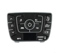 snowchecking Panel de control central multifuncional para coche eléctrico de 12 V 24 V para niños con monitor de alimentación de historia musical y consola de interruptor para cochecito (B 12 V)