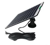 Snowchecking Panel solar de 5 W, para, para cámaras Arlo, módulo de carga monocristalino, para, para Arlo Pro 4/Ultra 2/Pro 3/Pro 5S, resistente a la intemperie para fuente de alimentación al aire