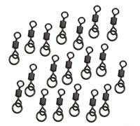 Snowchecking Para CHOD Giratorio Tamaño 8 Aleación Cobre para FLEXI Ring Terminal Lake River Carp Fishing Rig Black Accessories Multiple Pack Options 10 20 50 100 Piezas (100pcs)