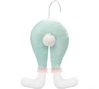 snowchecking Patas de conejo de Pascua decorativas para árboles, coronas y montaje en pared en ambientes de temporada para el hogar (verde)