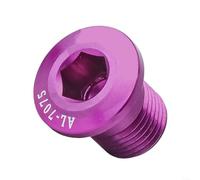 Snowchecking Perno de extensión M10x10 para desviador, tornillo tensor de guía de cadena de aleación de aluminio 7075, para caída trasera de bicicleta de montaña, rojo (morado)