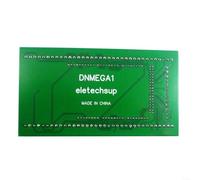 snowchecking Placa adaptadora de riel DIN de bloque de terminales de tornillo para Arduino para mega2560 R3 con material ignífugo para aplicaciones de control industrial seguras (solo placa)