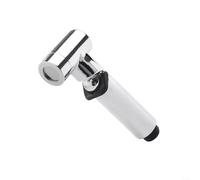 Snowchecking Pulverizador de bidé de mano ABS, para inodoro, cabezal de ducha de baño, con presión de agua ajustable, para pañales de tela, lavado y limpieza de mascotas, plateado (plata)