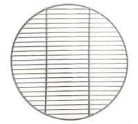 Snowchecking Red de rejilla redonda de acero inoxidable para barbacoa, parrillas redondas para acampar al aire libre, red de barbacoa, bandeja para hornear, rejilla para barbacoa, 43 cm (45 cm)