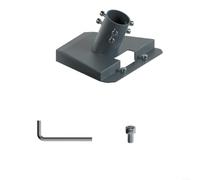 Snowchecking Soporte de techo de acero inoxidable resistente a la intemperie para tubo curvado, soporte ajustable de 360° compatible con GenV3 y GenV4, incluye accesorios de instalación, gris o (C)