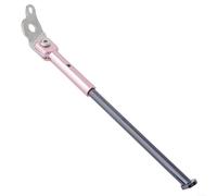snowchecking Soporte derecho de aleación de aluminio para bicicleta con liberación rápida para Dahon 406 S20 P9 P10, soporte lateral plegable de 20 pulgadas, agujero de montaje de 10 mm (rosa)