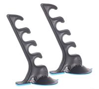 snowchecking Soporte para caña de pescar con ventosa, soporte de vehículo para postes, almacenamiento ajustable sin taladro con fuerte absorción, color negro