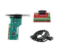 Snowchecking Tarjeta de control de movimiento PCI de 3 ejes, sistema de máquina de grabado CNC, chip de alta velocidad V1/V6 con función de memoria (versión V1)