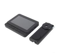snowchecking Timbre inalámbrico con video, kit de cámara de timbre, sistema de intercomunicación de seguridad para el hogar, IPS de 43 pulgadas, lente gran angular de 130°, visión nocturna