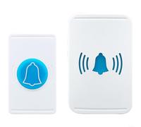 snowchecking Timbre inalámbrico, timbre de largo alcance, receptor exterior, diseño resistente al agua IP44 con 38 melodías, cobertura de señal de 150 m, volumen ajustable de 3 niveles,