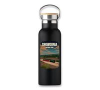 Snowdonia England National Park Train - Termo al vacío, botella ecológica, taza de café