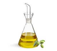 SNOWDVANCE Aceitera Antigoteo Cristal - Vinagrera de Vidrio Transparente para Cocina, Mesa Comedor Dispensador Multifuncional (Antigoteo 1000ml)