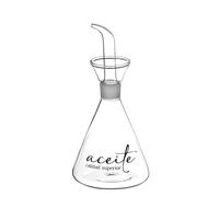 SNOWDVANCE Aceitera Antigoteo Cristal - Vinagrera de Vidrio Transparente para Cocina, Mesa Comedor Dispensador Multifuncional (Antigoteo 250ml - Aceite calidad)