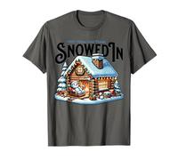 Snowed In Mountain House Cozy Snowman Disfraz de Navidad Camiseta