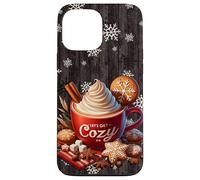 Snowflake Decor For Xmas Red Christmas Mug Aesthetic Winter Carcasa para iPhone 13 Pro MAX