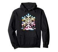 Snowflake Drip Winter Snowflake Christmas Xmas Men Women Sudadera con Capucha