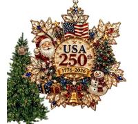 Snowflake Ornaments for Christmas Tree - Shatterproof Winter Holiday Decor