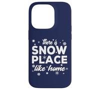 Snowflakes There Is Snow Place Like Home For Winter Holiday Carcasa para iPhone 14 Pro