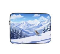 Snowgazer Print - Funda para portátil de 10 pulgadas, funda Oxford | Oxford resistente a salpicaduras con acolchado de espuma. Se adapta a portátiles de 10 pulgadas. Delgado para mochila