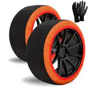 SNOWGO PRO - Juego de 2 cadenas textiles para nieve - Talla XS a XXL - Homologado 16662-1 Europa - Adecuado para vehículos 4x4, vehículos eléctricos, vehículos comerciales <3,5T. (SNOWGO PRO, XXL)