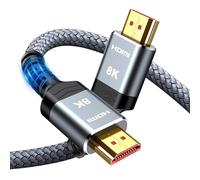 Snowkids 8K - Cable HDMI 4M, Ultra Alta Velocidad 48 Gbps 8 K@60 Hz 4 K@120 Hz Cable HDMI 2.1, HDR10+ ARC eARC HDCP 2.2 &2.3 compatible con TV PC Monitor Proyector PS-5 X-box