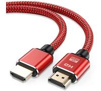 Snowkids Cable HDMI 1.5m 4K dHDMI 2.0 e nailon trenzado Ethernet de alta velocidad, soporta canal de retorno de audio 3D, gris