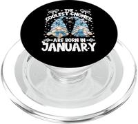 Snowman Birthday Gnomes For Women Who Are Born In January PopSockets PopGrip para MagSafe