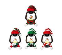 Snowman Centerpiece, Portable Led Table Lamp, 2025 Winter Scene Ornament, Creates Warm Ambiance, Easy-Carry Handle Feature, Home Decor Lighting, Small Accent for Garden Pathway Holiday Indoor Outdoor