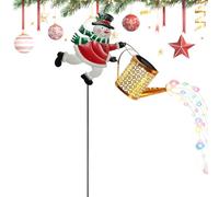 Snowman Kettle Solar Light for Christmas - Outdoor Waterproof Decorative Lantern with Bright Illumination, Charming Garden Accent for Seasonal Night Display | Walkway Courtyard Balcony Landscape