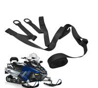 Snowmobile Tow Rope - Ski Drag Gear for Riders | Nylon Metal with Long Head Rope, Portable Pull Cord, Winter Trail Recovery Tool, Outdoor Rescue Accessory, Group Ride Equipment for Ice Fishers