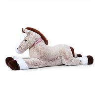 SNOWOLF Juguete de Peluche Gigante Unicornio de Peluche Grande Juguete de Peluche cojín de Peluche Grande Caballo Grande Peluche Unicornio Multicolor Regalo para niños niñas niños (Brown, 120cm)