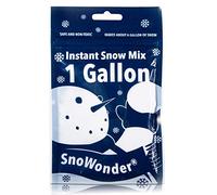 SnoWonder Paquete de Nieve Artificial - Bolsa de Polvo de Nieve Instantánea - Se Convierte en 4 Litros de Nieve