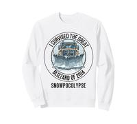 Snowpocalypse Survivor Histórico Humor de Tormenta de Invierno Sudadera
