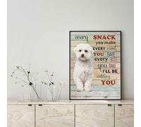 Snowsun Letrero de metal con texto en inglés "Every Snack You Make Every Meal You Bake Every Bite You Take - Letrero vintage de aluminio retro para decoración de pared del hogar, jardín, oficina, 8 x