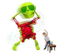 Snowtain Esqueleto bailante, juguete de carga para niños a partir de 6 años, esqueleto verde para Pascua