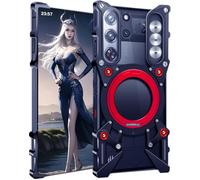 SNOWtreeAA Funda de Metal Creativa para ZTE Nubia REDMAGIC 10 Pro 5G. Red Magic 10 Pro+ Carcasa/Caja del Teléfono Móvil del Juego
