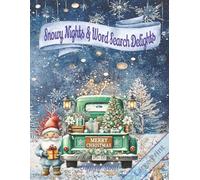 Snowy Nights & Word Search Delights: A Christmas Word Search Puzzle Book with 75+ Holiday-Themed Challenges for All Ages | 8.5x11in over 1500 words