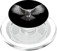Snowy Owl in Flight PopSockets PopGrip para MagSafe