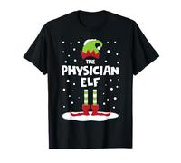 Snowy Xmas Médico Elfo A Juego Familia Disfraz De Navidad Camiseta