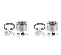 SNR 2x Cubo Juego Cojinete Delantero de Rueda para VW Golf I Cabrio Scirocco 155