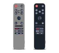 Snrigw 2 piezas AKB76046603 MR25GA cubierta de control remoto compatible con LG Mando a distancia 2025 TV OLED G5 C5 B5 Serie QNED 92A 85A 80A Serie (Gris y Negro)