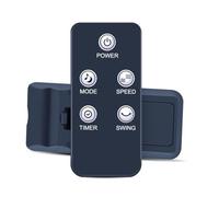 Snrigw Mando a distancia para Klarstein Skyscraper 10027947 Ventilador eléctrico plateado