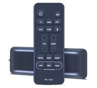 Snrigw RC-1251 Mando a distancia de repuesto para barra de sonido Denon DHT-S217