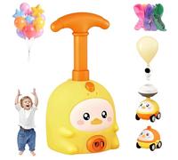 Snrtevu Animal Air Powered Balloon Car Toy, Animal Balloon Car Toy, Air Powered Balloons Cars Launcher Set,Easy Manual BalloonPump,DIY Physics Learning for Party Fun (A,2cars)