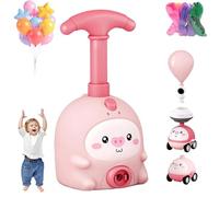 Snrtevu Animal Air Powered Balloon Car Toy, Animal Balloon Car Toy, Air Powered Balloons Cars Launcher Set,Easy Manual BalloonPump,DIY Physics Learning for Party Fun (C,2cars)